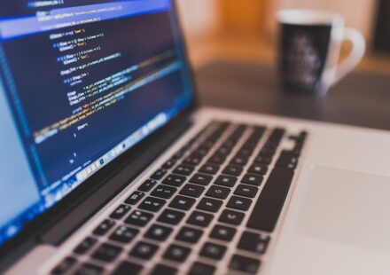 SaaS developer coding