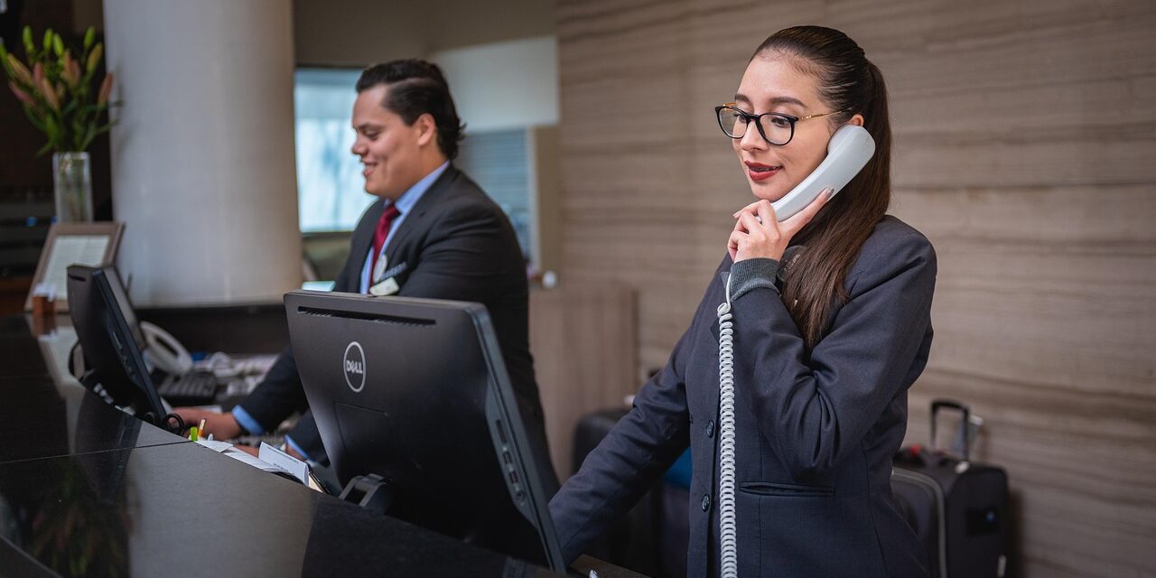 business hotel lobby coworking