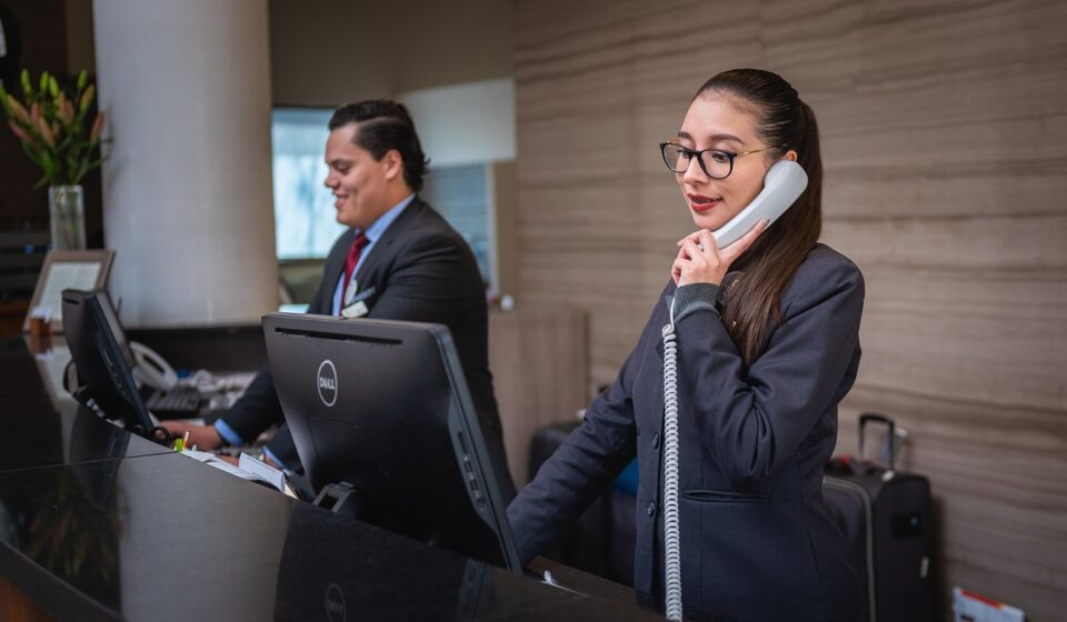 business hotel lobby coworking